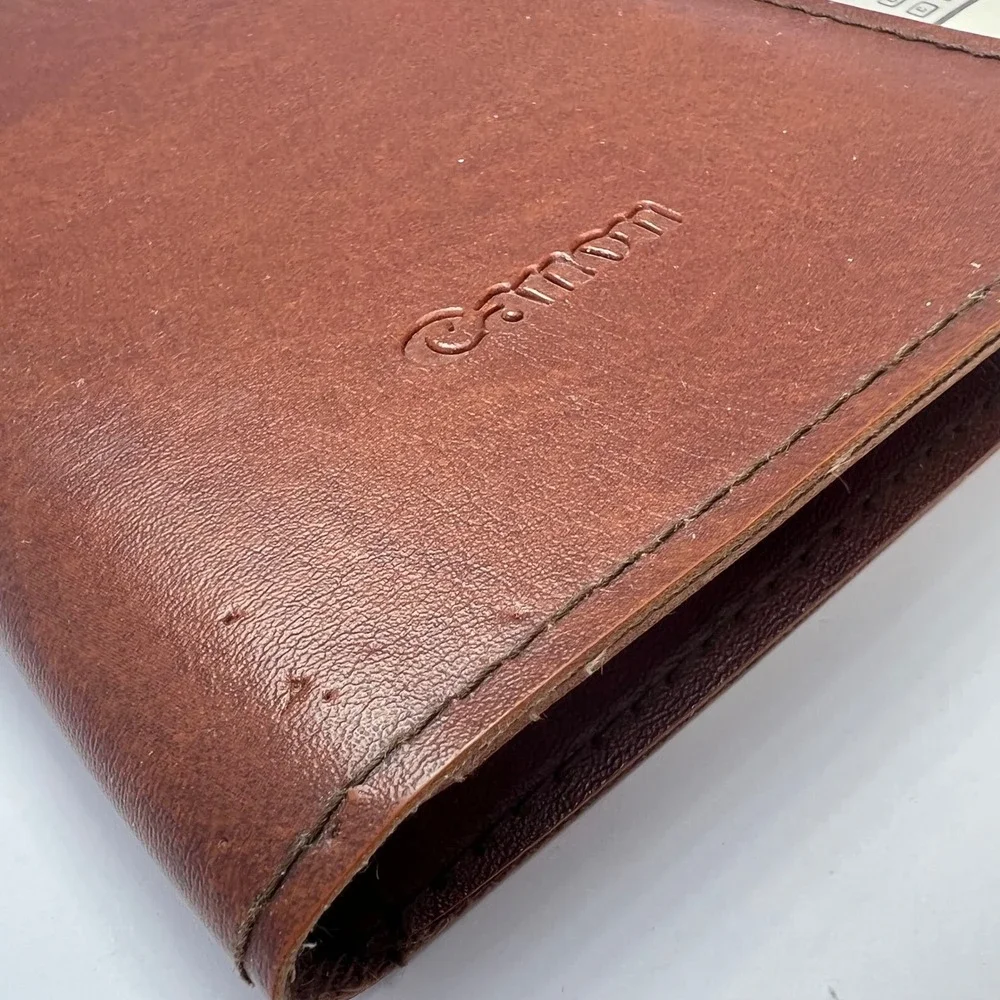 Canon Checkbook Junior Money Manager Calculator Set WORKS with Pen Manual 1980s